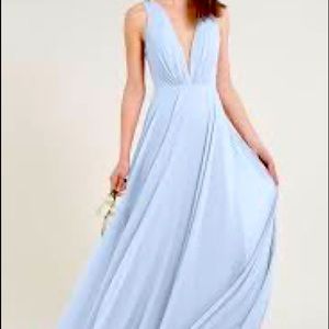 Jenny Yoo Whisper Blue Ryan Dress